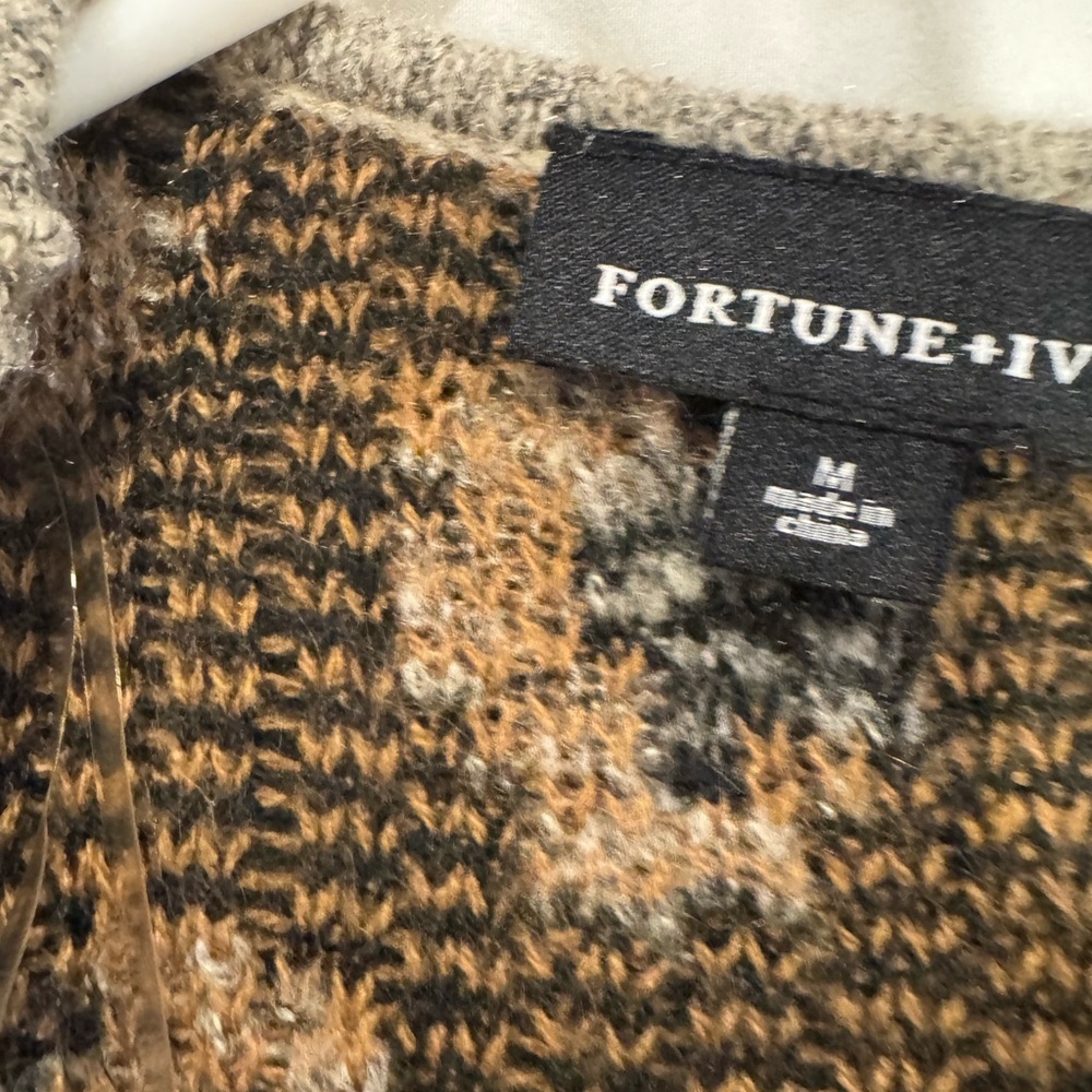 Fortune and Ivy leopard cheetah cardigan - Picture 4 of 6